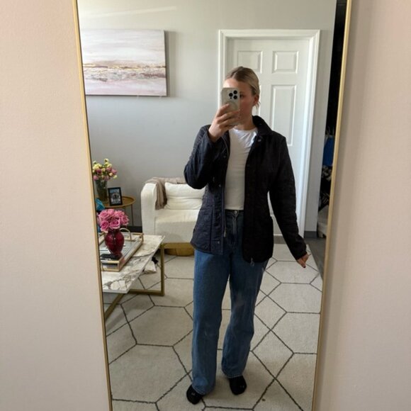 Barbour Jacket Polarquilt Full Zip in Black - Picture 3 of 8